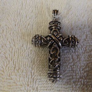 VINTAGE BRIGHTON METAL CROSS